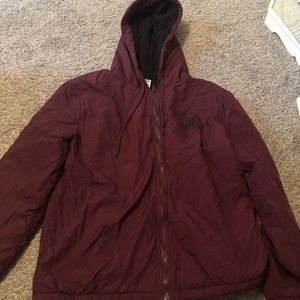 Sherpa lined windbreaker
